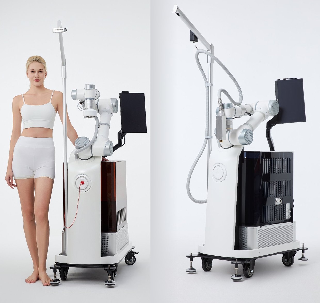 Rocozyer Pro massage platform and Rocozyer Depi laser hair removal platform